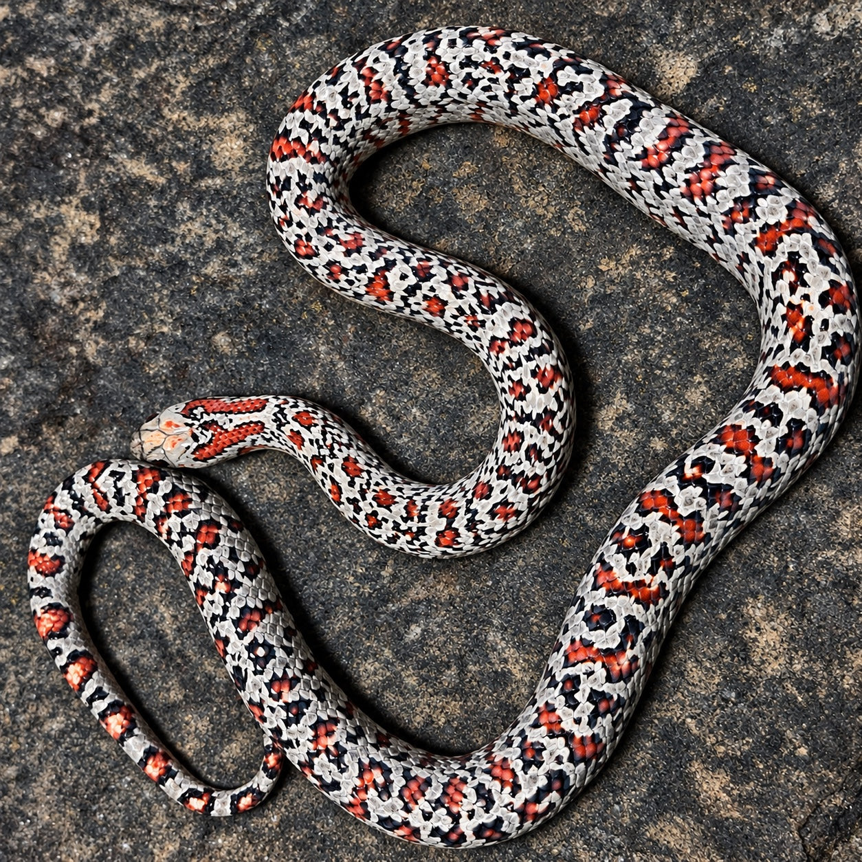 Another San Luis Potosí Kingsnake showing individual pattern variation